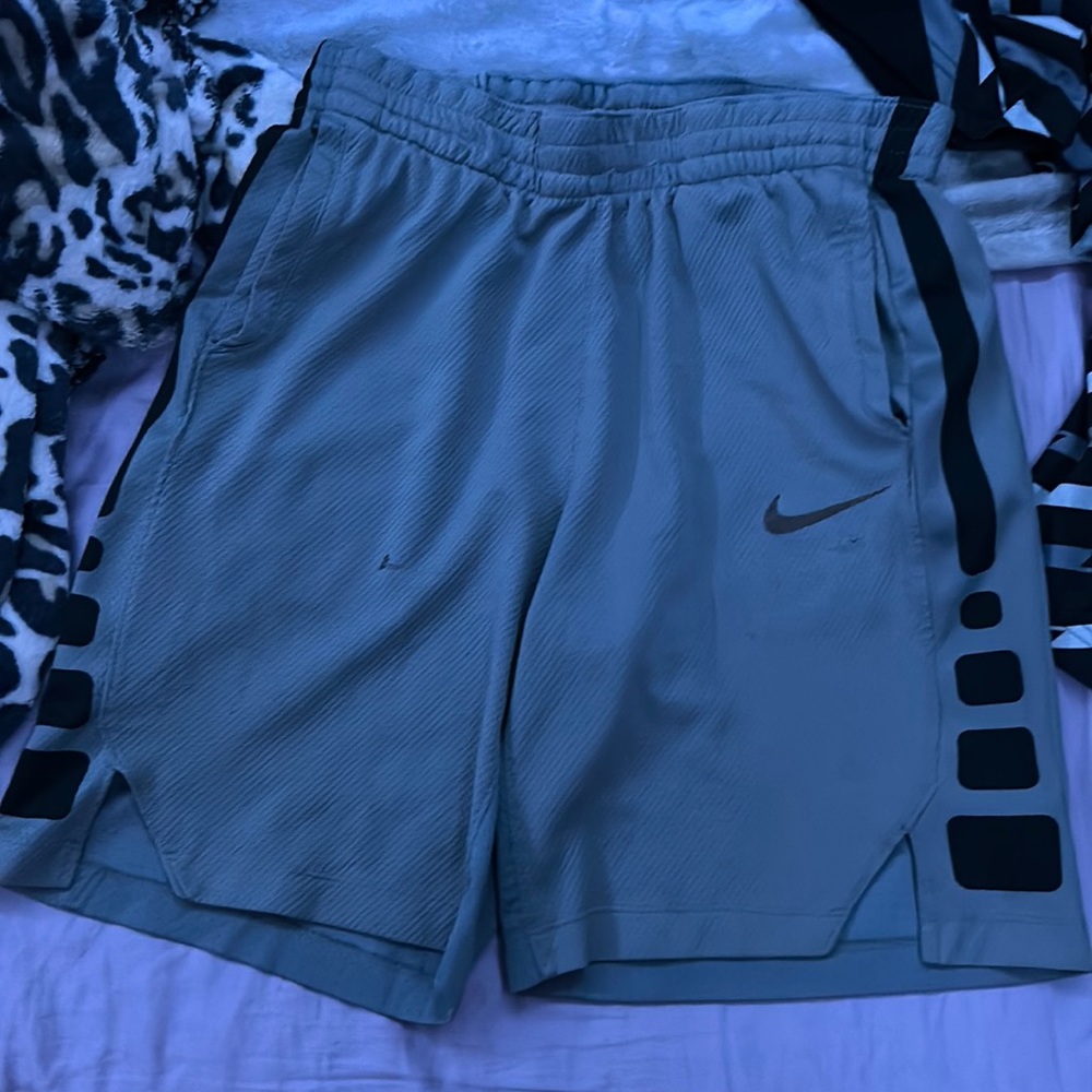 Nike grey and black shorts